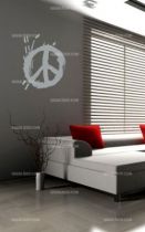 Stickers peace and love