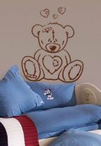 Stickers peluche ourson