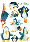 stickers enfants pingouin