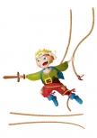 Stickers muraux enfants : Capitaine Alphonse imprim� sur adh�sif avec d�coupe � la forme. Vous pouvez choisir la longueur de votre corde gr�ce aux deux �l�ments compl�mentaires. A l'abooordage moussaillon!!