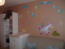 Stickers pluie d\'�toiles. Visuels d�coup�s � la forme dans vinyle de couleur unis, ces visuels compl�teront votre d�co sur le th�me des petites f�es. Cr�ation Kmiep.