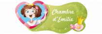 Stickers porte de chambre fille