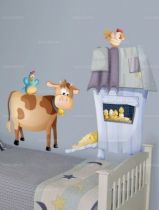 stickers poulailler pour enfant