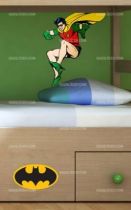 Stickers Robin saut