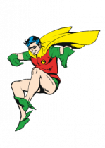 Stickers Robin saut