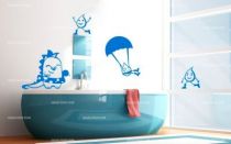 Stickers salle de bain goutte d\'eau