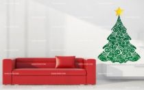 stickers sapin vert de noel