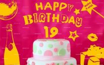 Stickers set de l\'anniversaire