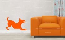 Stickers silhouette chien