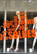 Stickers soldes jusqu'� -30%