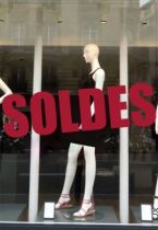 Stickers soldes vitrine