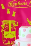 Stickers bonbons pour d�corer une cuisine ou un coin marchande dans une chambre d'enfant