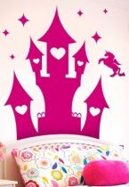 Stickers t�te de lit ch�teau