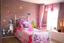 Stickers d�coratifs enfants tigre et crocodile imprim�s sur adh�sifs d�coup�s � la forme.