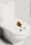 stickers toilettes poisson