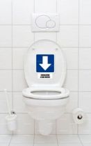 Stickers toilettes
