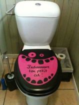 stickers abattant wc