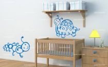 Stickers tortue pour chambre de b�b�