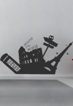 stickers capitales monde