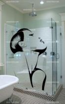 Stickers visage de femme