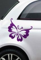 Stickers voiture papillon