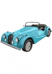 Stickers voiture r�tro bleue