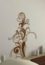 Stickers muraux fleur baroque