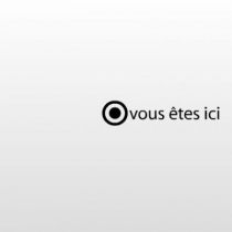 Stickers Vous �tes ici