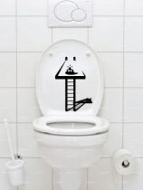 Stickers WC le plongeoir.