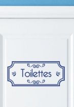 stickers toilettes